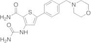 3-[(Aminocarbonyl)amino]-5-[4-(4-morpholinylmethyl)phenyl]-2-thiophenecarboxamide