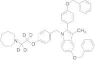 1-[4-(2-(Azepan-1-yl)ethoxy)benzyl]-5-(benzyloxy)-2-(4-(benzyloxy)phenyl)-3-methyl-1H-indole-d4 (>…