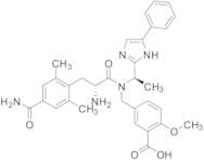 5-[[[(2R)-2-Amino-3-[4-(aminocarbonyl)-2,6-dimethylphenyl]-1-oxopropyl][(1R)-1-(5-phenyl-1H-imidaz…