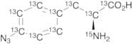 4-Azido-L-phenylalanine-13C9,15N