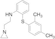 N-(2-(Aziridin-1-yl)ethyl)-2-((2,4-dimethylphenyl)thio)aniline