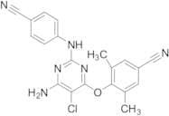 4-[[6-Amino-5-chloro-2-[(4-cyanophenyl)amino]-4-pyrimidinyl]oxy]-3,5-dimethylbenzonitrile