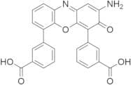 3,3′-(2-Amino-3-oxo-3H-phenoxazine-4,6-diyl)bis[benzoic acid]