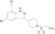 5-Bromo-3-(1-(ethylsulfonyl)piperidin-4-yl)-1H-indazole-7-carbonitrile