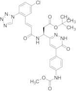 rac-tert-Butyl (R,E)-3-(3-(5-chloro-2-(1H-tetrazol-1-yl)phenyl)acrylamido)-3-(5-(4-((methoxycarbon…
