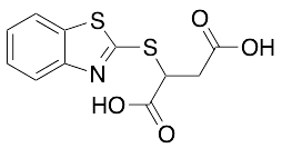 2-(1,3-Benzothiazol-2-ylthio)succinic Acid