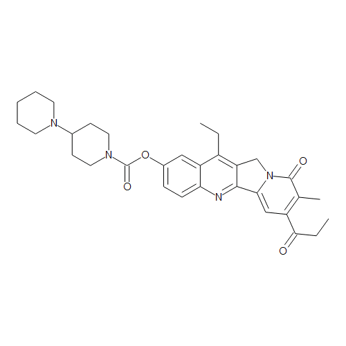 [1,4'-Bipiperidine]-1'-carboxylic Acid 12-ethyl-9,11-dihydro-8-methyl-9-oxo-7-(1-oxopropyl)indoliz…