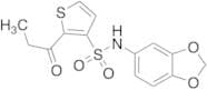 3-​[(1,​3-​Benzodioxol-​5-​ylamino)​sulfonyl]​-​methyl ester 2-​thiophenecarboxylic acid