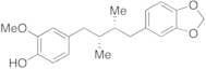 rel-4-[(2R,3R)-4-(1,3-Benzodioxol-5-yl)-2,3-dimethylbutyl]-2-methoxyphenol