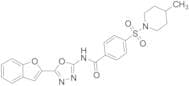 N-[5-(2-Benzofuranyl)-1,3,4-oxadiazol-2-yl]-4-[(4-methyl-1-piperidinyl)sulfonyl]benzamide