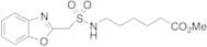 Benzoxazolemethanesulfonamide-N-(6-methyl-hexanoate)