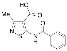 5-(Benzoylamino)-3-methyl-4-isothiazolecarboxylic Acid