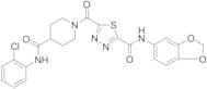 1-[[5-[(1,3-Benzodioxol-5-ylamino)carbonyl]-1,3,4-thiadiazol-2-yl]carbonyl]-N-(2-chlorophenyl)-4-p…