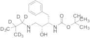 tert-Butyl ((2S,3R)-3-hydroxy-4-((2-(methyl-d3)propyl-1,1,2,3,3,3-d6)amino)-1-phenylbutan-2-yl)car…