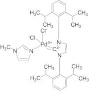 (SP-4-1)-[1,3-Bis[2,6-bis(1-methylethyl)phenyl]-1,3-dihydro-2H-imidazol-2-ylidene]dichloro(1-methy…