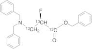 Benzyl (2R)-3-N,N-Dibenzylamino-2-fluoropropanoate-13C3