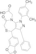 4-(1,3-Benzodioxol-5-yl)-1-(2,4-dimethylphenyl)-1,4,6,7-tetrahydro-7-oxo-3-phenyl-8H-pyrazolo[3,4-…