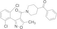 4-​Benzoyl-​1-​[[3-​(2,​6-​dichlorophenyl)​-​5-​methyl-​4-​isoxazolyl]​carbonyl]​piperidine