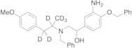 rac N-Benzyl-N-[2-hydroxyl-2-(4-benzyloxy-3-aminophenyl)-ethyl]-3-(4-methoxyphenyl)-2-propylamine-…