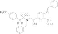 rac-N-Benzyl-N-[2-hydroxyl-2-(4-benzyloxy-3-formamidophenyl)-ethyl]-3-(4-methoxyphenyl)-2-propylam…
