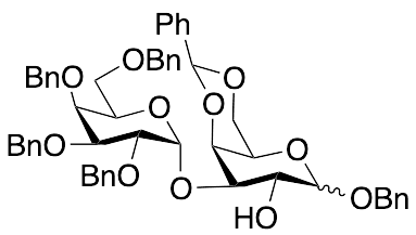 Benzyl 4,6-O-Benzylidene-3-O-(2,3,4,6-tetra-O-benzyl-α-D-Galactopyranosyl)-D-galactopyranoside