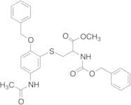 N-Benzyloxycarbonyl-5-(3-acetamido-6-benzyloxypenyl)cysteine Methyl Ester
