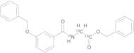 3-​(Benzyloxy)​-hippuric Acid Benzyl Ester-13C2,15N