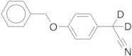 4-Benzyloxyphenylacetonitrile-d2