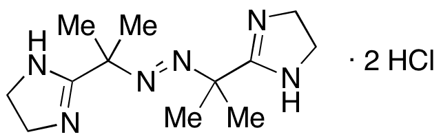 1,2-Bis(2-(4,5-dihydro-1H-imidazol-2-yl)propan-2-yl)diazene Dihydrochloride