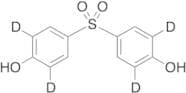 Bis(4-hydroxyphenyl) Sulfone (d4 major)