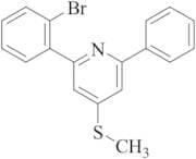2-​(2-​Bromophenyl)​-​4-​methylsulfanyl-​6-​phenylpyridine