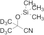 2-Methyl-2-[(trimethylsilyl)oxy]propanenitrile-d6