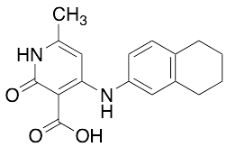 6-Methyl-2-oxo-4-[(5,6,7,8-tetrahydronaphthalen-2-yl)amino]-1,2-dihydropyridine-3-carboxylic Acid