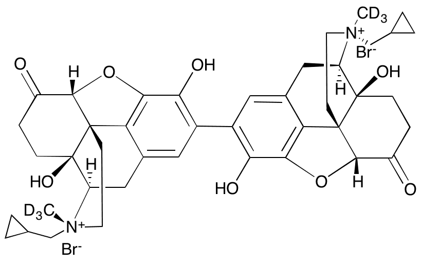 2,2’-Bis(N-Methyl Naltrexone)-d6 Dibromide