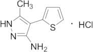 5-Methyl-4-(thiophen-2-yl)-1H-pyrazol-3-amine Hydrochloride