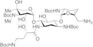 2’,3-(Boc-amino) 3’’-(Boc-methylamino) N-Boc Des(2-hydroxyethyl) Plazomicin