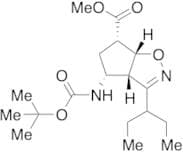 (3aS,4S,6R,6aR)-6-(N-Boc-amino)-3-(1-ethylpropyl)-3a,5,6,6a-tetrahydro-4H-cyclopent[d]isoxazole-4-…
