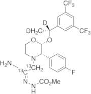 2-(R)-[1-(R)-(3,5-Bis(trifluoromethyl)phenyl)ethoxy]-3-(S)-fluorophenyl-4-[(2-N-methoxycarbonyl)ac…