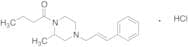N-Butyryl-N'-cinnamyl-2-methylpiperazine Hydrochloride