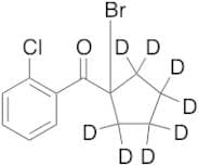 (1-Bromocyclopentyl-2,2,3,3,4,4,5,5-d8)(2-chlorophenyl)-methanone