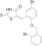 5-[[5-Bromo-2-[(2-bromophenyl)methoxy]phenyl]methylene]-2-thioxo-4-thiazolidinone