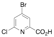 4-Bromo-6-chloro-2-pyridinecarboxylic Acid