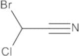 2-Bromo-2-chloroacetonitrile (~90%)