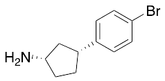 (1S,3R)-3-(4-Bromophenyl)cyclopentanamine