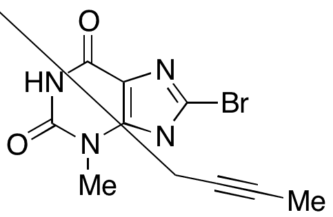 8-Bromo-3-methyl-9-(2-butynyl)-xanthine