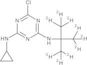 2-(tert-Butylamino)-4-chloro-6-cyclopropylamino-1,3,5-triazine-d9