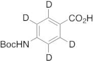 4-(N-tert-Butoxycarbonyl)aminobenzoic Acid-d4
