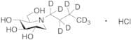 N-Butyldeoxynojirimycin Hydrochloride-d9