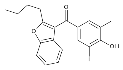 2-Butyl-3-(3,5-diiodo-4-hydroxybenzoyl)benzofuran