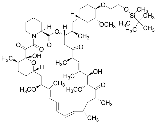 42-O-tert-Butyldimethylsilyloxyethyl Rapamycin